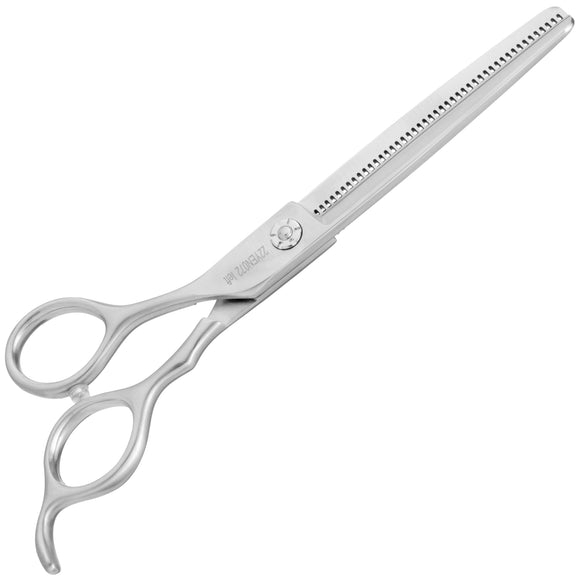 Yento Fanatic Series Left-Handed Thinning Shears 6" – Carbon Stainless Steel, 45-Tooth Precision