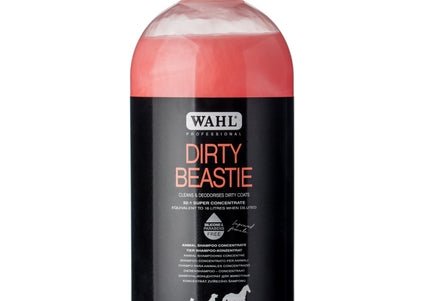 Wahl Dirty Beastie Shampoo – Strong Cleansing Concentrate, 1:32 Formula, 500ml Bottle