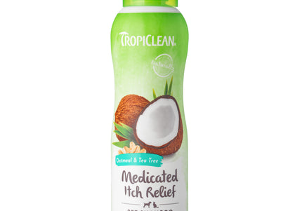 Tropiclean Oatmeal & Tea Tree Medicated Shampoo – Soothing Itch Relief Formula, 355ml
