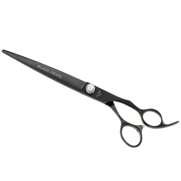 Geib Black Pearl Straight Scissors – 10" Cobalt Steel, Professional Precision Cutting