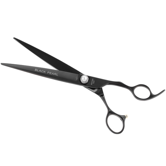 Geib Black Pearl Straight Scissors – 10" Cobalt Steel, Professional Precision Cutting