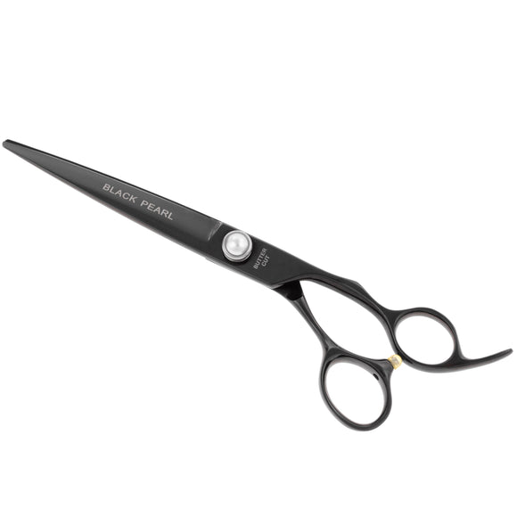 Geib Black Pearl Straight Scissors – 10" Cobalt Steel, Professional Precision Cutting
