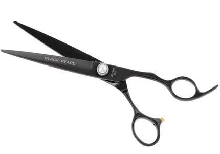 Geib Black Pearl Straight Scissors – 10" Cobalt Steel, Professional Precision Cutting