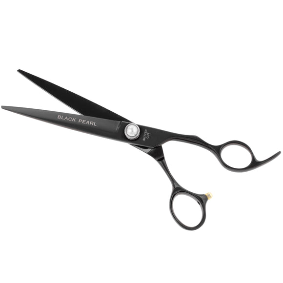 Geib Black Pearl Straight Scissors – 10" Cobalt Steel, Professional Precision Cutting
