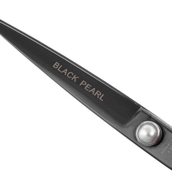 Geib Black Pearl Straight Scissors – 10" Cobalt Steel, Professional Precision Cutting