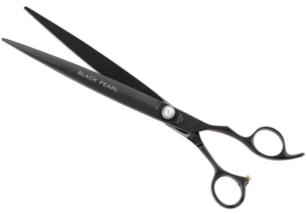 Geib Black Pearl Straight Scissors – 10" Cobalt Steel, Professional Precision Cutting
