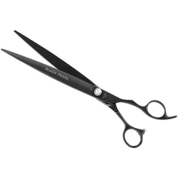 Geib Black Pearl Straight Scissors – 10" Cobalt Steel, Professional Precision Cutting