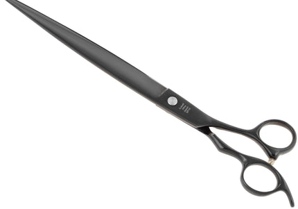 Geib Black Pearl Straight Scissors – 10" Cobalt Steel, Professional Precision Cutting