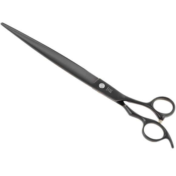 Geib Black Pearl Straight Scissors – 10" Cobalt Steel, Professional Precision Cutting