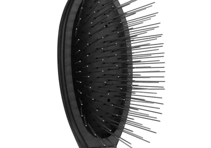 Miranda Oval Plastic Grooming Brush – 3cm Long Metal Needles, Lightweight Design