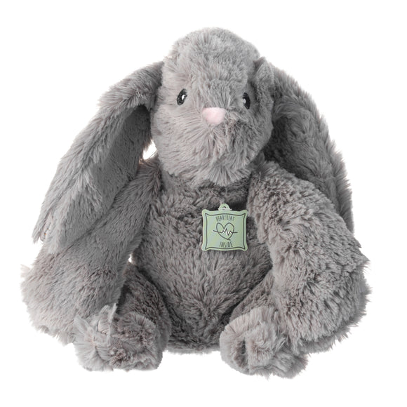 Holland Heartwarming Buddy Plush Bunny – Calming Dog Toy with Heartbeat Imitation, Brown