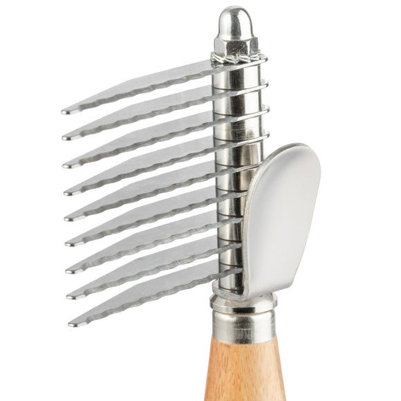 Artero Nature Large Blade Dematting Knife – 9-Blade Tool with Ergonomic Thumb Grip