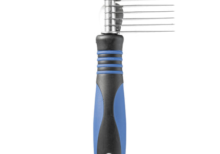 Show Tech Filcak Dematting Comb – 9 Long Straight Blades, Ergonomic Handle Design