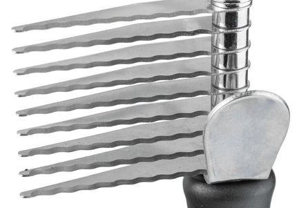 Show Tech Filcak Dematting Comb – 9 Long Straight Blades, Ergonomic Handle Design