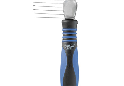 Show Tech Filcak Dematting Comb – 9 Long Straight Blades, Ergonomic Handle Design