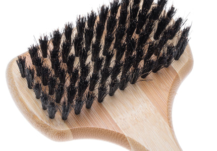 Groomer.dk 3D Volumizer Boar Bristle 2in1 – Double-Sided Poodle Brush with Metal Pins and Boar Bristles