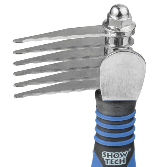 Show Tech Side Felt Cutter – 6 Straight Blades, Ergonomic Grooming Dematting Tool