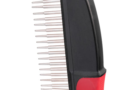 Chadog Rotating Tooth Comb – Adjustable Pressure Control, Ergonomic Grooming Tool