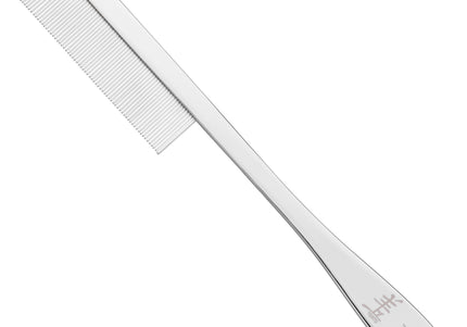 Yento Professional Metal Grooming Comb – Extra Thick Teeth, Durable Salon Quality