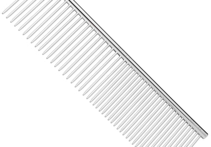Madan Extra Long Pin Comb 19cm – Solid Grooming Comb with Mixed Tooth Spacing and Long Pins