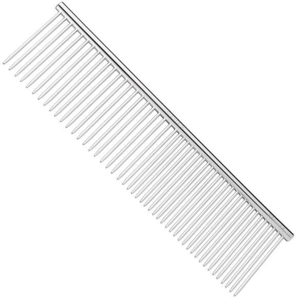 Madan Extra Long Pin Comb 19cm – Solid Grooming Comb with Mixed Tooth Spacing and Long Pins