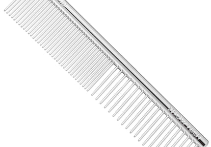 Show Tech Combi-Comb – Metal Grooming Comb with Mixed Tooth Spacing, 11.5cm Length