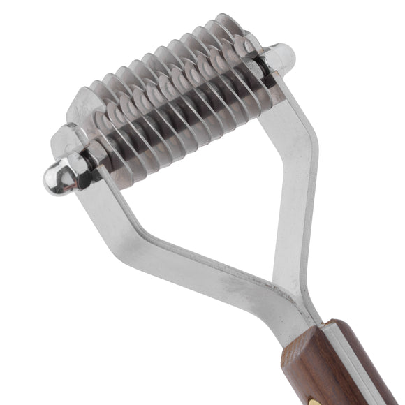 Mars Coat King Hook Trimmer – 12 Stainless Blades, 2.5mm Spacing, Precision Deshedding Tool
