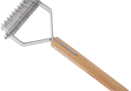 Artero Nature Double Supercoat Large – Double-Sided Hook Trimmer with Bamboo Handle, Ergonomic Design