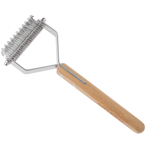 Artero Nature Double Supercoat Large – Double-Sided Hook Trimmer with Bamboo Handle, Ergonomic Design