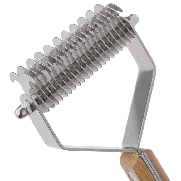 Artero Nature Double Supercoat Large – Double-Sided Hook Trimmer with Bamboo Handle, Ergonomic Design