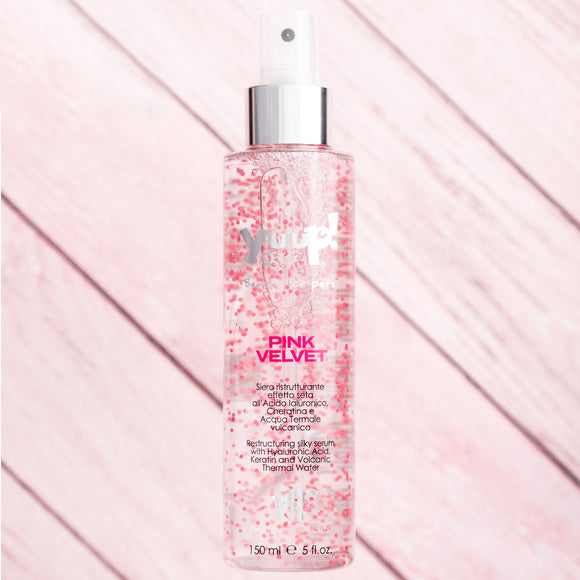 Yuup! Pink Velvet Spray Serum 150ml – Nourishing Moisturizer with Keratin and Hyaluronic Acid