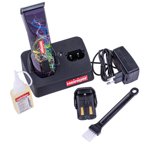 Heiniger Saphir Style Cordless Grooming Clipper – Professional Razor with No. 10 Blade, One Battery