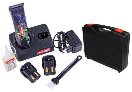 Heiniger Saphir Style Cordless Grooming Clipper – No. 10 Blade, Professional Performance, Carrying Case