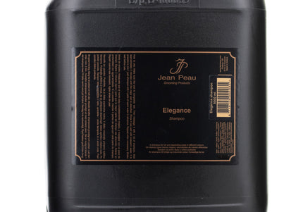 Jean Peau Elegance Shampoo – Concentrated 1:4 Formula, 5L, Enhances Long Coats with Undercoat