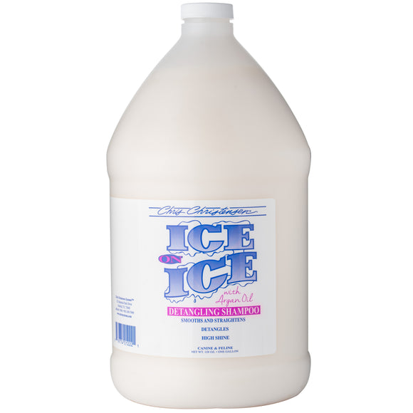 Chris Christensen Ice on Ice Detangling Shampoo – Argan Oil Formula, Smoothing and Shine Enhancing