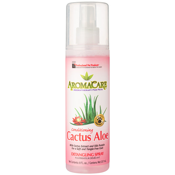 PPP AromaCare Cactus Aloe Conditioning Spray – Gentle Moisturizing Formula, Eases Combing, 237ml