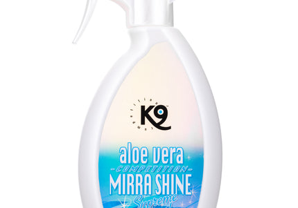 K9 Horse Mirra Shine Spray – Antistatic Glossy Detangling Formula, 500ml