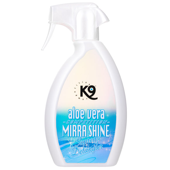 K9 Horse Mirra Shine Spray – Antistatic Glossy Detangling Formula, 500ml