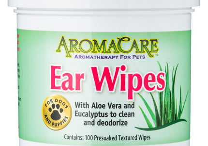 PPP AromaCare Ear Wipes – Cotton Cleansing Pads with Gentle Scent, 100 Pack