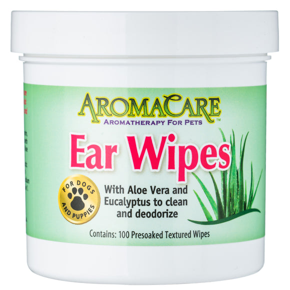 PPP AromaCare Ear Wipes – Cotton Cleansing Pads with Gentle Scent, 100 Pack