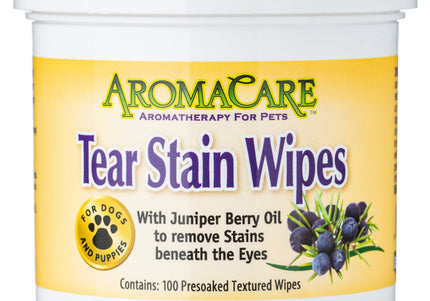 PPP AromaCare Tear Stain Remover Wipes – Soft Cotton Pads, 100 Pack, Gentle Stain Removal