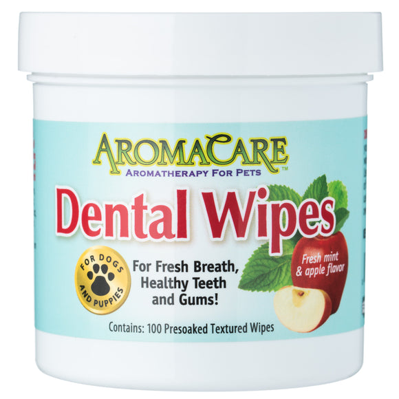 PPP AromaCare Dental Wipes – Pre-Soaked Cotton Swabs, 100 Pack, Gentle Teeth Cleaning