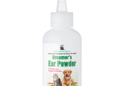 PPP Groomer's Ear Powder – Fine Application Formula, 80g, Supports Easy Hair Removal and Hygiene