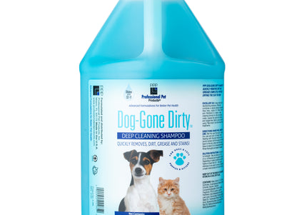 PPP Dog-Gone Dirty Shampoo 3.8L – Deep Cleansing Concentrate, 1:32 Dilution, Long-Lasting Freshness