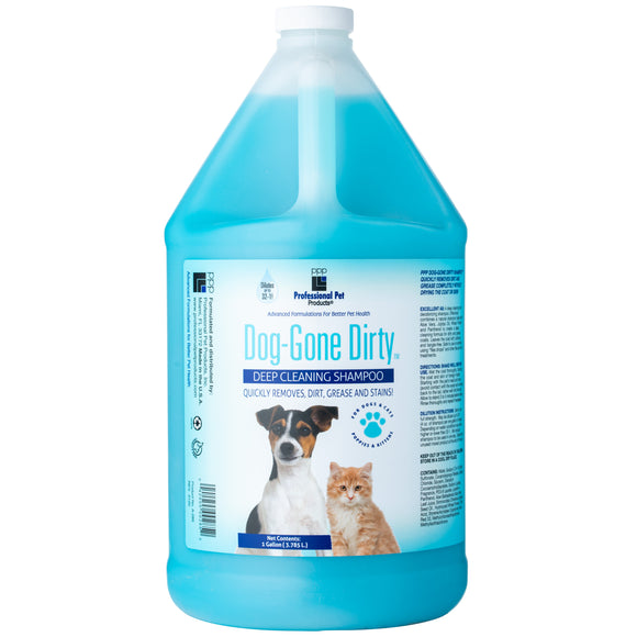 PPP Dog-Gone Dirty Shampoo 3.8L – Deep Cleansing Concentrate, 1:32 Dilution, Long-Lasting Freshness