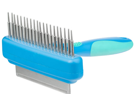 Vivog Coatminator Pneumatic Rake – 8cm Wide, 20/45 Teeth, Ergonomic Dematting Tool