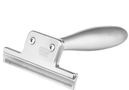 Show Tech Shed Stopper Large – Undercoat Eliminator, 10cm Wide Blade, Ergonomic Handle