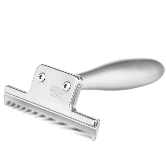 Show Tech Shed Stopper Large – Undercoat Eliminator, 10cm Wide Blade, Ergonomic Handle