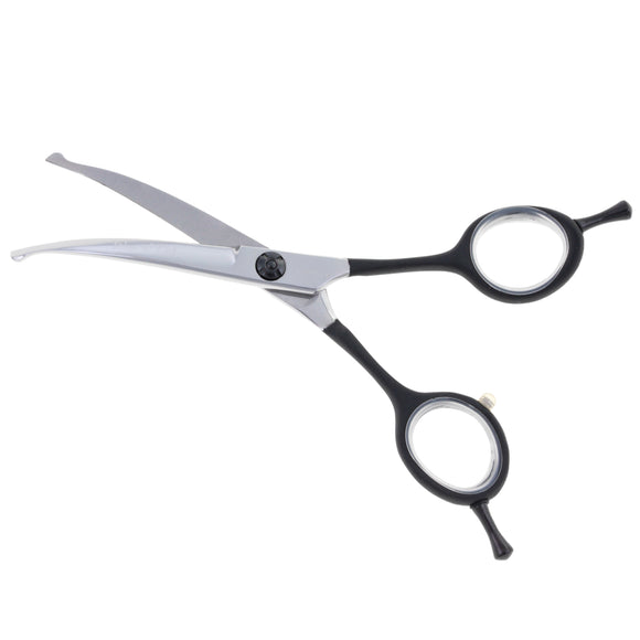 Geib Gator Trim 'n' Cut Safety Curved Scissors 5.5in – Lightweight, Sharp Blade with Teflon Handle