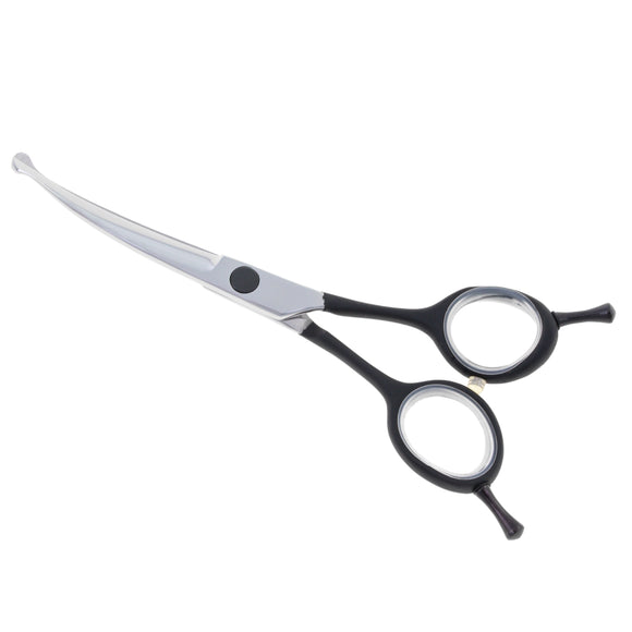 Geib Gator Trim 'n' Cut Safety Curved Scissors 5.5in – Lightweight, Sharp Blade with Teflon Handle